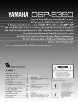 Yamaha DSP-E390 Návod k obsluze