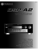 Yamaha DSP-A2 Uživatelský manuál