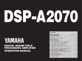 Yamaha DSP-A2070 Návod k obsluze