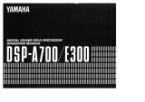 Yamaha DSP-A700 Návod k obsluze