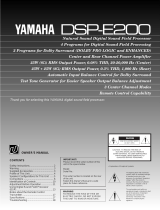 Yamaha DSP-E200 Návod k obsluze