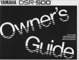 Yamaha DSR-500 Návod k obsluze