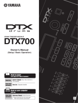 Yamaha DTX700 Návod k obsluze