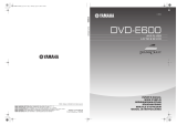 Yamaha DVD-E600 Návod k obsluze