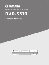 Yamaha DVD-S510 Uživatelský manuál