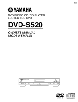 Yamaha DVD-S520 Uživatelský manuál