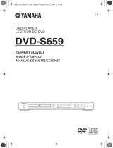 Yamaha DVD-S659 Uživatelský manuál