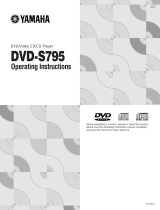 Yamaha DVD-S795 Návod k obsluze