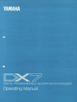 Yamaha DX7 Návod k obsluze