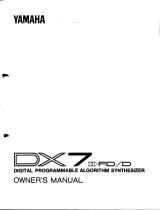 Yamaha DX7II Návod k obsluze