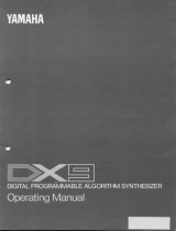 Yamaha DX9 Návod k obsluze