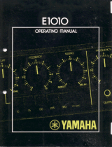 Yamaha E1010 Návod k obsluze