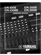 Yamaha EM-150IIB Návod k obsluze