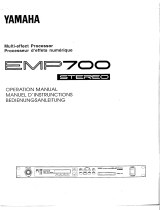 Yamaha EMP700 Návod k obsluze