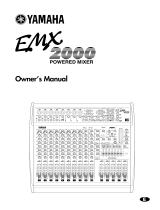 Yamaha mix EMX 2000 Uživatelský manuál