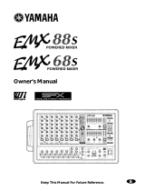 Yamaha EMX 68S Uživatelský manuál