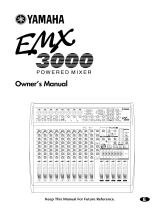 Yamaha EMX3000 Návod k obsluze