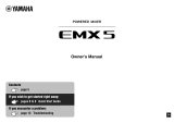 Yamaha EMX5 Návod k obsluze