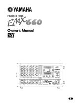 Yamaha EMX660 Uživatelský manuál