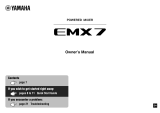 Yamaha EMX7 Návod k obsluze