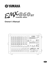 Yamaha EMX860ST Uživatelský manuál