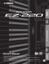 Yamaha EZ220 Lighted 61 Key Portable Keyboard Návod k obsluze