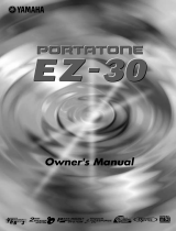Yamaha EZ30 Uživatelský manuál