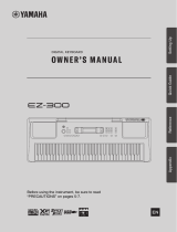 Yamaha EZ300 61 Full-Size Lighted Touch Sensitive Keyboard Návod k obsluze