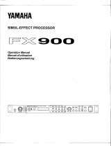 Yamaha FX900 Návod k obsluze
