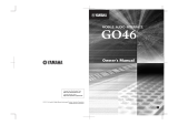 Yamaha GO46 Návod k obsluze