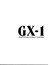 Yamaha GX-1 Návod k obsluze