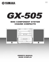 Yamaha GX-505 Návod k obsluze