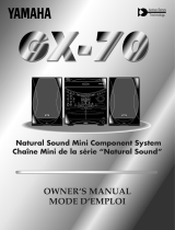 Yamaha GX-70 Uživatelský manuál