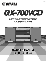 Yamaha GX-700VCD Návod k obsluze