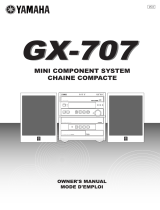 Yamaha GX707 Uživatelský manuál