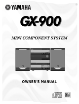 Yamaha GX-900 Uživatelský manuál