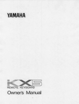 Yamaha KX5 Návod k obsluze