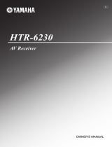 Yamaha HTR 6230 - AV Receiver Návod k obsluze
