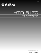 Yamaha HTR-6180 Uživatelský manuál