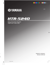 Yamaha HTR-5240 Uživatelský manuál