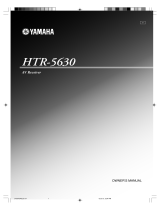 Yamaha HTR-5630 Uživatelský manuál