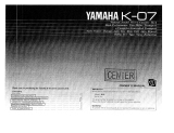 Yamaha K-07 Návod k obsluze