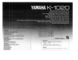 Yamaha K-1020 Návod k obsluze
