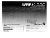 Yamaha K-220 Návod k obsluze