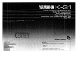 Yamaha K-31 Návod k obsluze