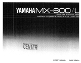 Yamaha MX-600 Návod k obsluze