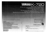 Yamaha K-720 Návod k obsluze