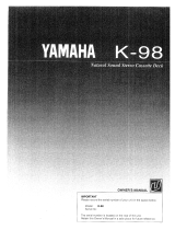 Yamaha K-98 Návod k obsluze