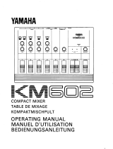 Yamaha KM602 Návod k obsluze