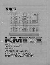Yamaha KM802 Návod k obsluze